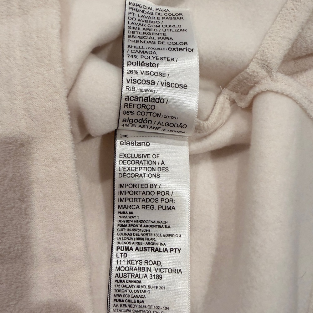 BNWT Puma Cream HER WINTERIZED Long Sleeve Tunic Top - Picture 16 of 16